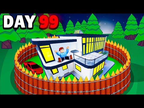 Ich BAUE eine LUXUS BASE in 99 Nächte im Wald in Roblox!