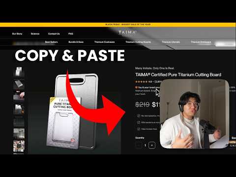 How I cloned a brand's shopify store w/ AI & now make 13k/day (copy me)