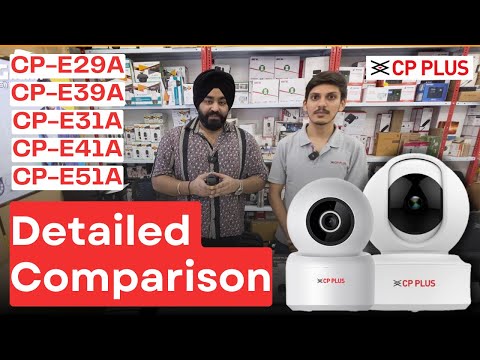 CP Plus Wi-Fi Cameras Detailed Comparison | E29A | E39A | E31A | E41A | E51