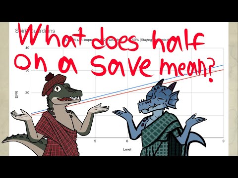 What AOE Half on a save damage means in D&D 5E