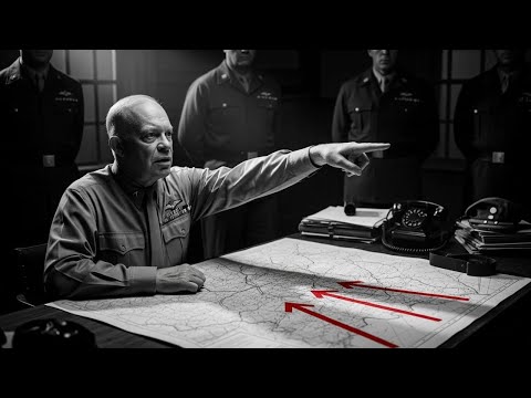 "Good God, He's Already There" , The Moment Eisenhower Realized Patton Had Broken the Map