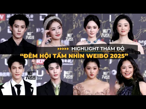 WEIBO VISION NIGHT 2025: RED CARPET HIGHLIGHTS
