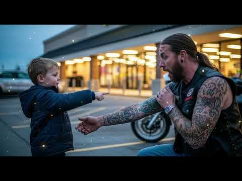 THE BOY ASKED, “WHY IS MY MOTHER’S NAME TATTOOED ON YOU” — THE BIKER JUST FELL TO HIS KNEES