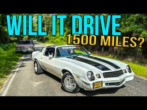BARN FIND 1979 Camaro - Will It Survive 1500 Mile Road Trip?