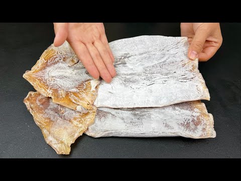 Soaking dried squid directly in water is a big mistake! The hotel chef taught me a trick