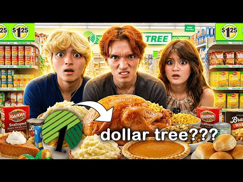 We Made a MICHELIN CHEF Taste Test Thanksgiving Dinner… From DOLLAR TREE