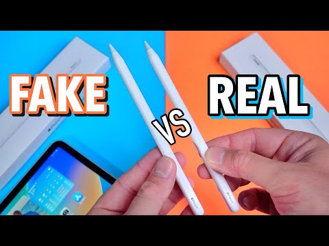 FAKE VS REAL Apple Pencil 2 - Perfect Clone - Buyers Beware!