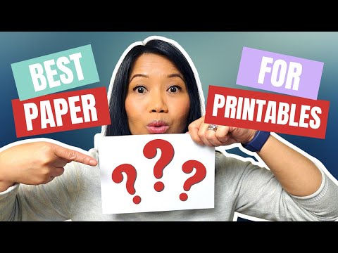 Best Paper to Print Planner Inserts at Home / No Bleed or Ghosting