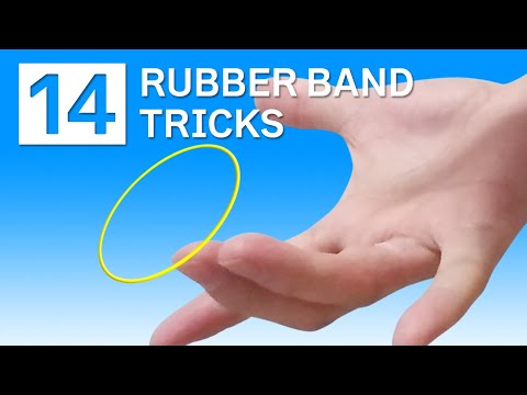 14 very cool rubber band magic you don't know
