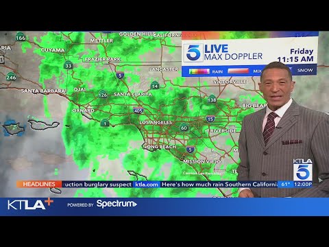 Major storm hits Southern California bringing flood risks - Friday noon team coverage