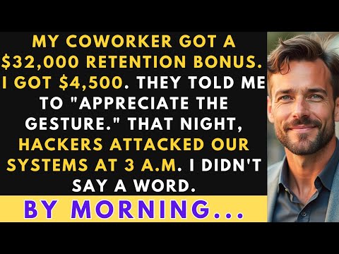 My Coworker Got a $32,000 Retention Bonus. I Got $4,500—So I Walked Out at 3 A.M | Corporate Revenge