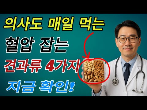 고혈압 환자에게 가장 좋은 견과류 4가지! 의사가 직접 추천  혈압