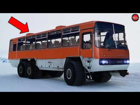 7 rare all-wheel drive buses of the USSR.