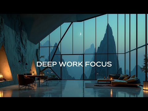 Deep Work Music & Focus Ambient | Mountain View Concentration Study Mix 📚🎧