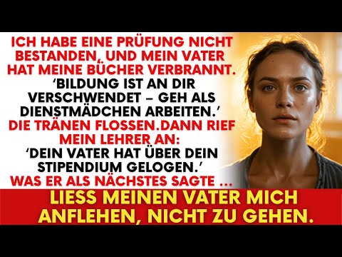 Mein Vater verbrannte meine Zukunft – also entlarvte ich ihn vor 350 Menschen.