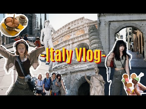 義大利旅行VLOG｜我們的10天8夜像一場夢✨佛羅倫斯、威尼斯、羅馬、米蘭一次全收！