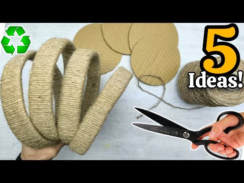 5 ideas with trash that surprised everyone ♻️/home decortion ideas 😍