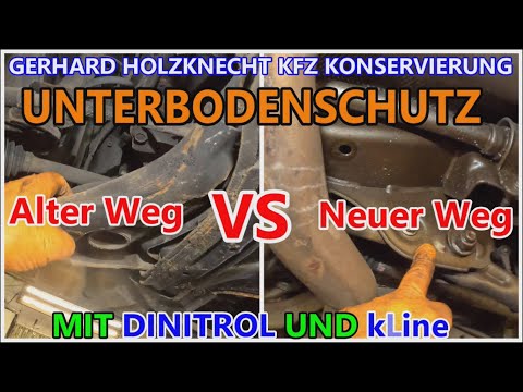 Unterbodenschutz Alte Methode gegen Neue Methode