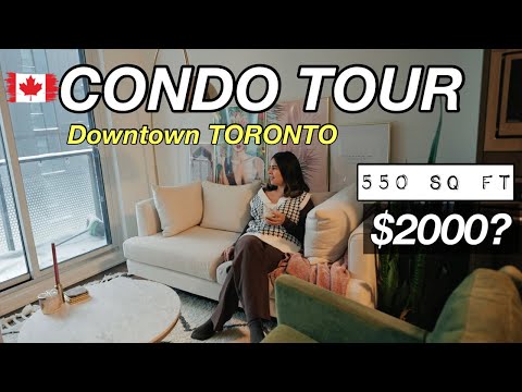 Living in Downtown Toronto| Updated CONDO TOUR 2022 | Rent, Location, and Decor