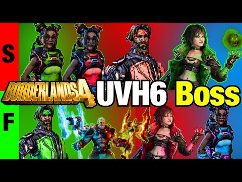 BEST VAULT HUNTERS for UVH6 BLOOMREAPER Tier List in Borderlands 4
