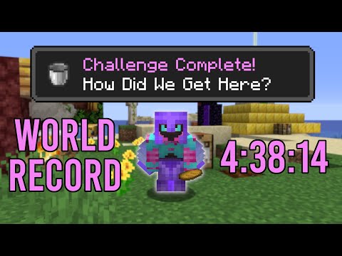 My First All Advancements World Record