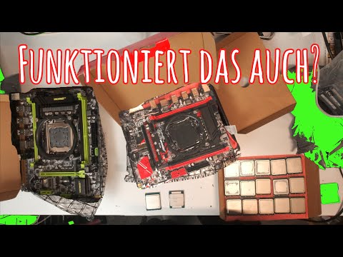 Ich bestellte zwei BILLIG-Mainboards für XEONs bei Aliexpress