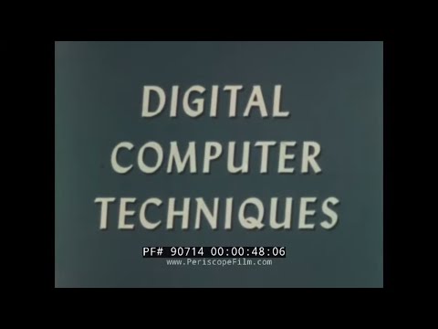 DIGITAL COMPUTER TECHNIQUES & PRINCIPLES  1962  U.S. NAVY FILM  UNIVAC  IBM  ELECTRODATA 90714