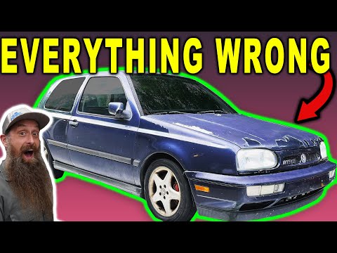 Everything Wrong with a 25yr Old NEGLECTED Volkswagen ~ MK3 GTI