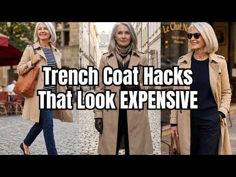 7 GENIUS Trench Coat Styling Hacks That Make You Look 10x More EXPENSIVE After 50