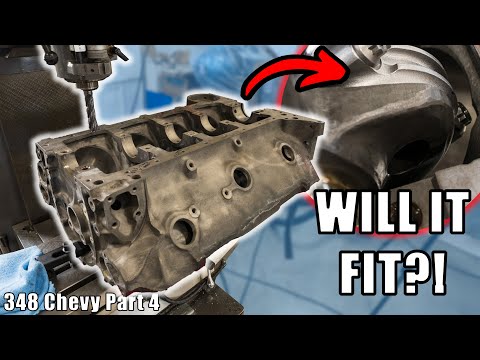 Clearancing The 348 To BUILD A 436 ci W-Series Big Block STROKER!
