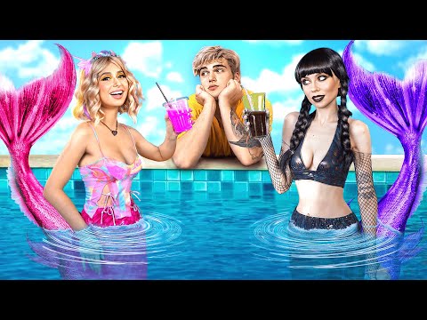 Из Уэнсдей Аддамс в Русалку! Как стать Русалкой!