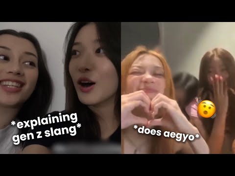 megan & yoonchae being a cute MESS together
