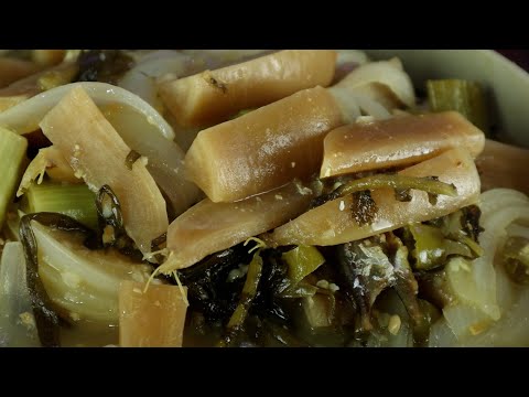 익은 김치가 있다면 꼭 만들어보세요. 대박집 총각무된장지짐