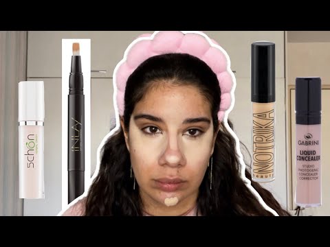 همه كانسيلر هاي ايراني پر فروش امتحان كردم  | پارت ١ - نقد برند هاي نوتريكا ، اين لي ، شون و گابريني