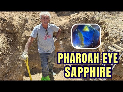 The Mining Journey to Find a "Pharoah Eye" Sapphire 💎
