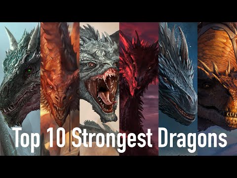 Top 10 Strongest Dragons in House of the Dragon | Hotd Dragon Rank