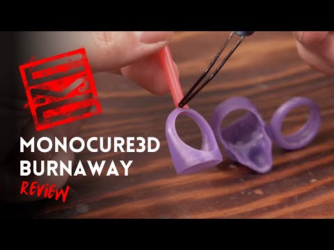 Can this resin burnout in 6hrs?!?  Monocure3D Burnaway - Castable Resin Review
