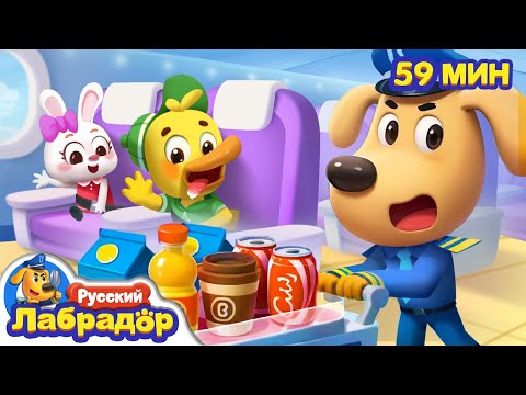 Правила безопасности в самолете｜Безопасность детей｜Популярный сборник мультиков｜Шериф Лабрадор