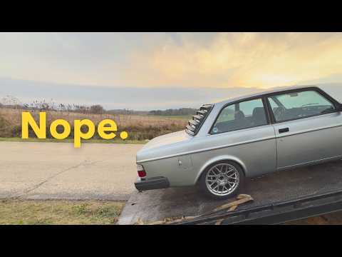 My 5-Cylinder Turbo-Swapped Volvo 242's First Drive Ended in Disaster