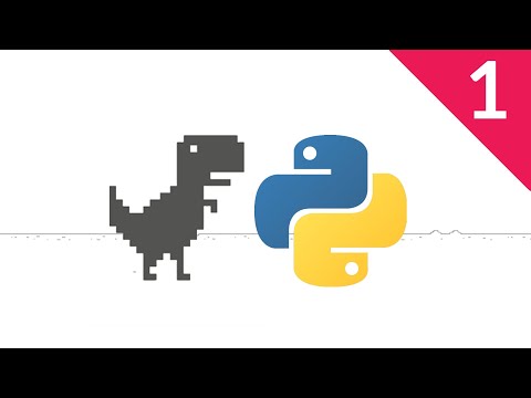 Learn PYGAME by Creating the Dino Game | 1 | Creating the Dino and Ground