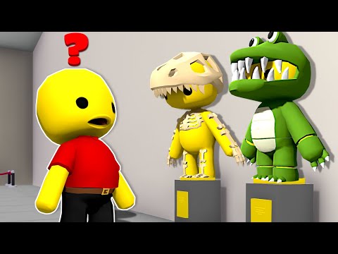 HIDING IN A MUSEUM in Wobbly Life Hide and Seek!