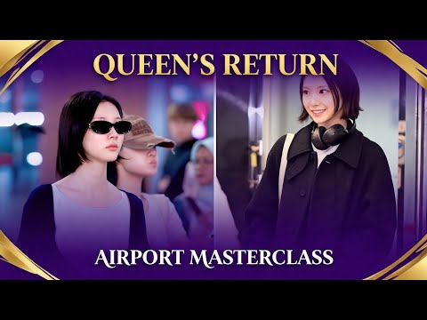 H2H 💞 Jiwoo's ICN Arrival Masterclass in Star Power