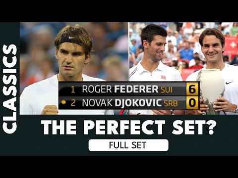 Federer's FLAWLESS Set vs Djokovic: In Full ๐ฎโ๐จ | Cincinnati 2012