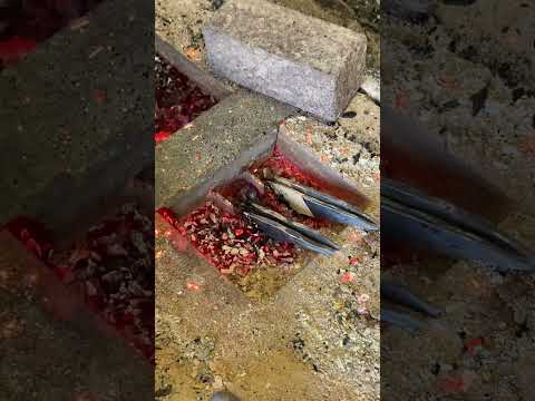 1000 Knives a Day. 69 Year old Japanese Blacksmith