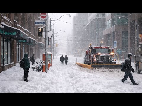 🔴 BREAKING: Toronto 60cm Snow RECORD + Hamilton Gets 30cm MORE - Orange Warning Active