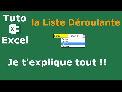 Comment créer une liste déroulante sur Excel