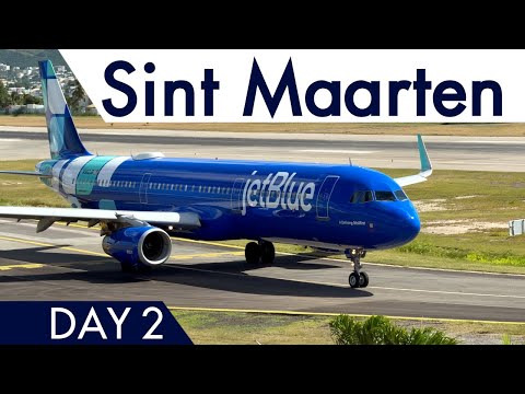ST MAARTEN Planespotting  Princess Juliana airport [ 4K ] #2