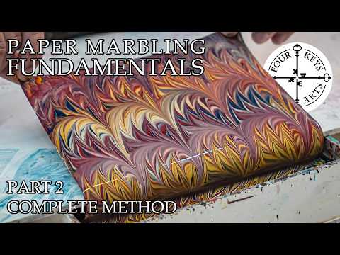 Paper Marbling Fundamentals Part 2: How to Make Marbled Paper Start to Finish - Full Tutorial