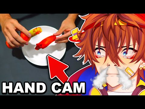 Kenji Tries The HOT ONES Challenge! (Full Handcam Stream)