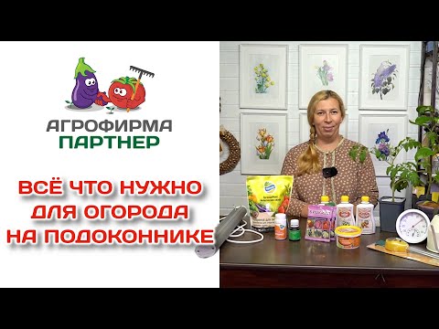 Всё что нужно для огорода на подоконнике